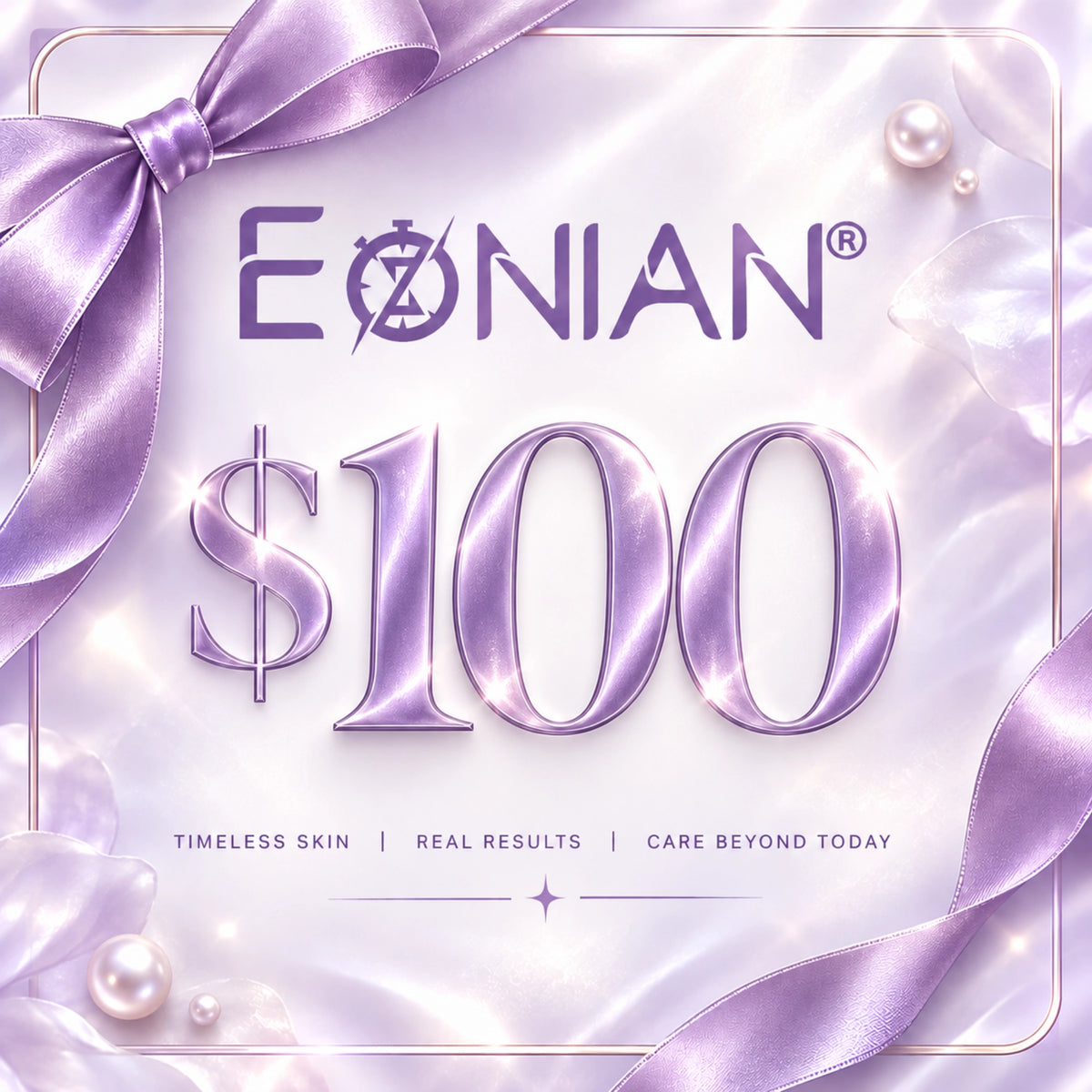 eonian skincare e-gift card for $100