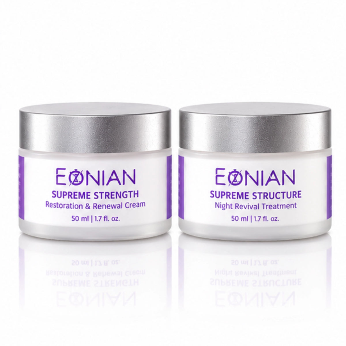 daily morning and night simple two-step skincare routine for women 40+