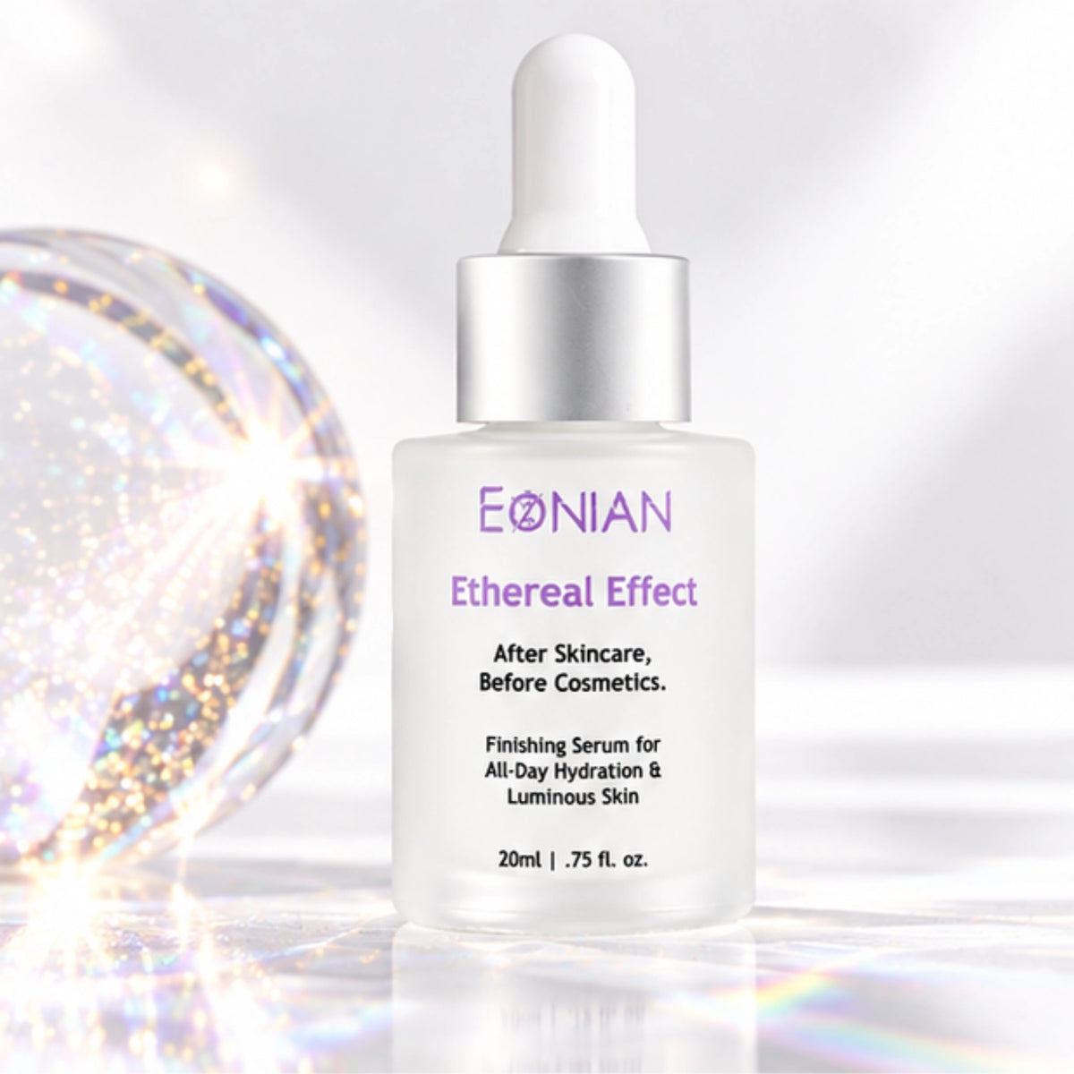 Hydrating finishing face serum for all-day hydration and luminous skin from Eonian Skincare