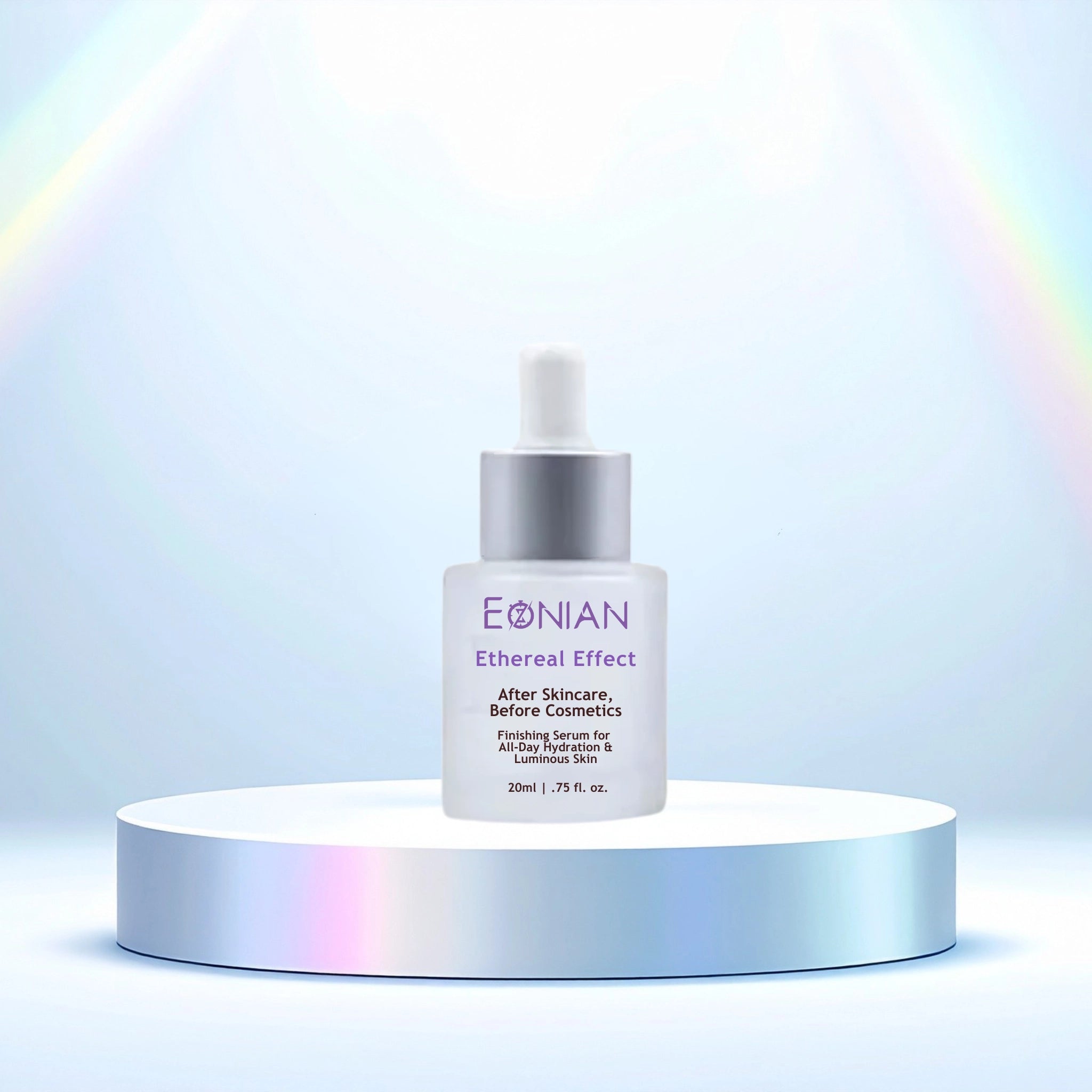 Eonian Skincare Ethereal Effect Serum bottle featured.