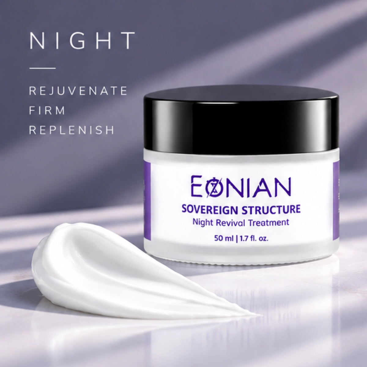 structure men's firming night cream for firming and smoothing dry skin in men over 40