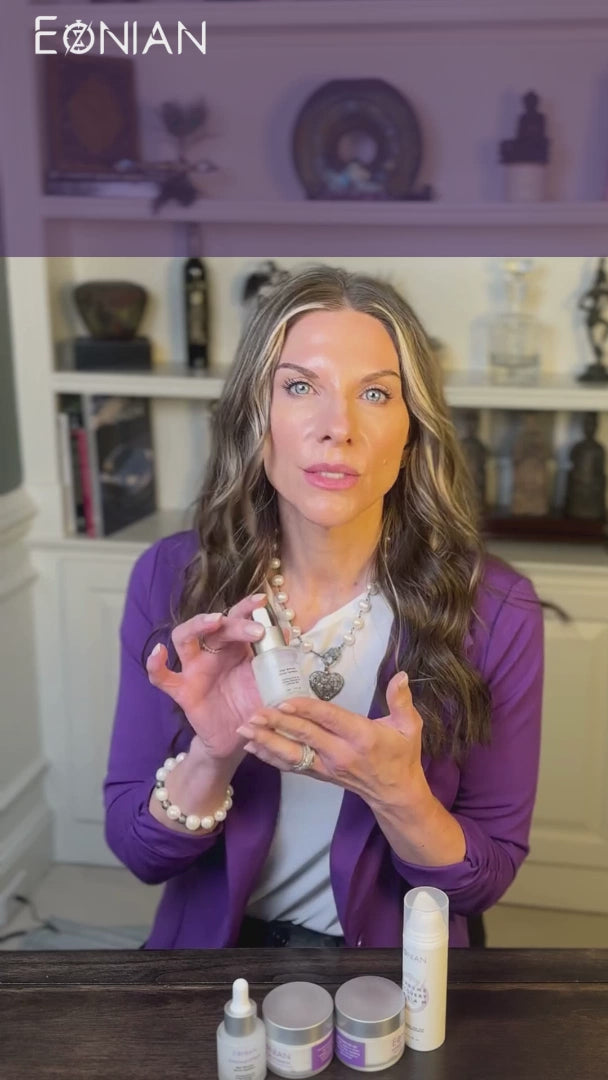 Danielle, owner and ceo of eonian skincare breaks down the benefits and how to use their new product ethereal effect.